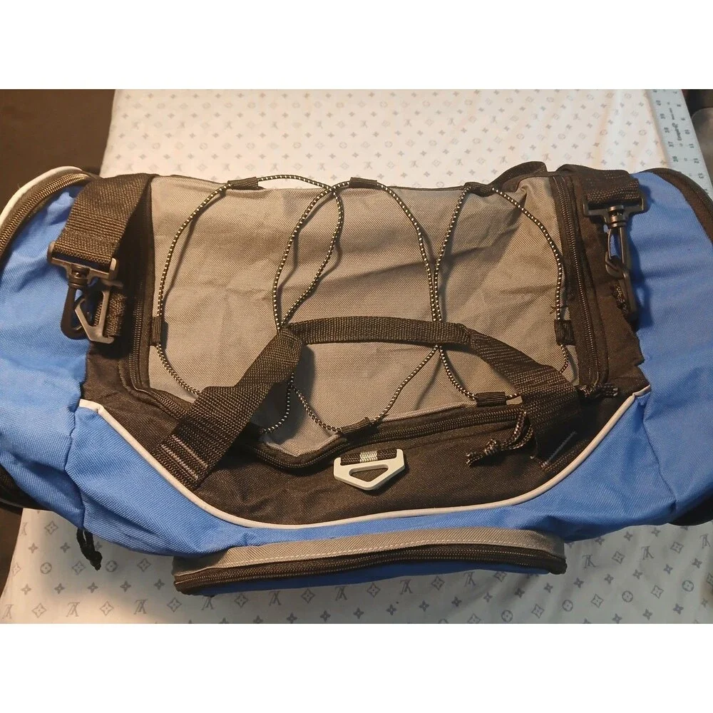 Penske Black/Blue carry bag w strap, handle, Pocket Rare Find Clean